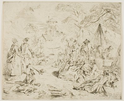 Birlikler Dinleniyor by Jean Baptiste Pater