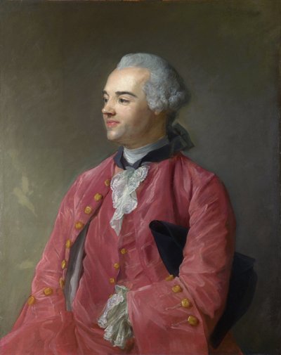Perronneau, Jean-Baptiste (1715-1783) Yazarın portresi Jacques Cazotte (1719-1792) Tuval üzerine yağlı boya yaklaşık 1760 Ulusal Galeri, Londra 92,1x73 by Jean Baptiste Perronneau