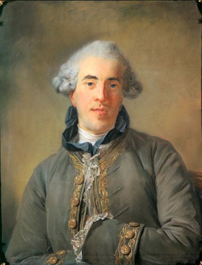 Pierre-Ambroise-François Choderlos de Laclos 1741-1803 by Jean Baptiste Perronneau