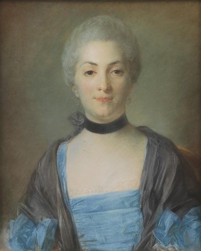 Bir Bayan Portresi by Jean Baptiste Perronneau