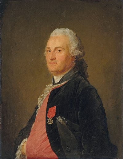 Comte d"Artois üniformalı, 1765 by Jean Baptiste Perronneau