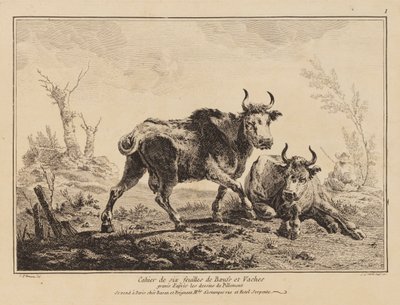 Altı Yaprak Öküz ve İnek Kitabı by Jean Baptiste Pillement