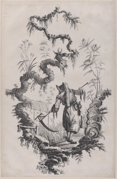 Chinoiserie Süsleme Baskısı, 1755. by Jean Baptiste Pillement