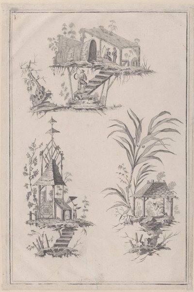 Chinoiserie Süsleri, ca. 1760-85. by Jean Baptiste Pillement