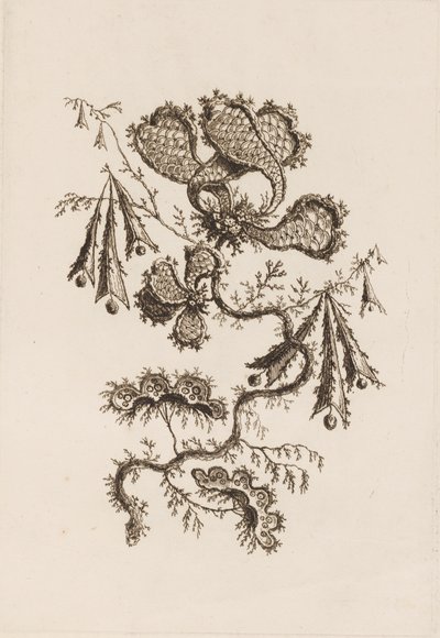 "Fleurs Persanes" den Çiçek Dalı by Jean Baptiste Pillement