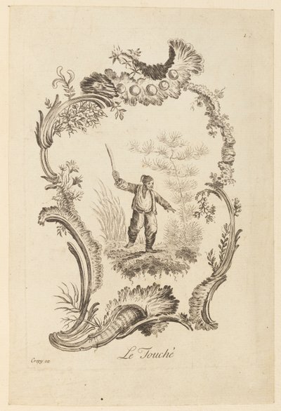 "Beş Duyu"dan Dokunma by Jean Baptiste Pillement