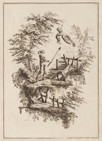 Plaka 3, "On İki Balıkçı ve Avcı Süiti" by Jean Baptiste Pillement
