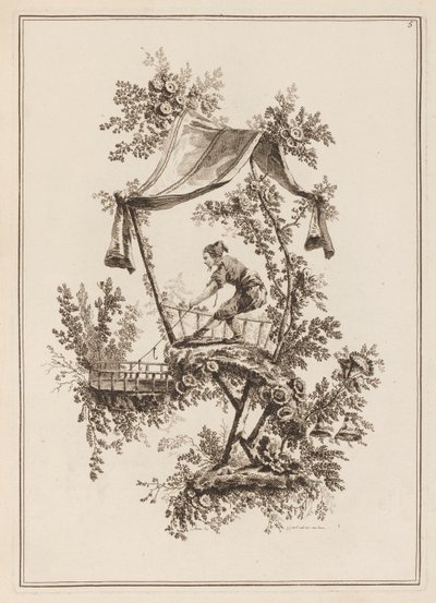 Plaka 5, "On İki Balıkçı ve Avcı Süiti" by Jean Baptiste Pillement