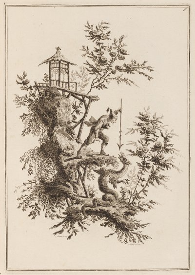 Plaka 6, "On İki Balıkçı ve Avcı Süiti" by Jean Baptiste Pillement