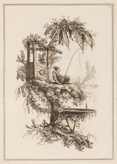Plaka 7, "On İki Balıkçı ve Avcı Odası" by Jean Baptiste Pillement
