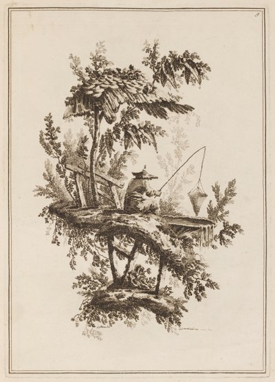 Plaka 9, "On İki Balıkçı ve Avcı Odası" by Jean Baptiste Pillement