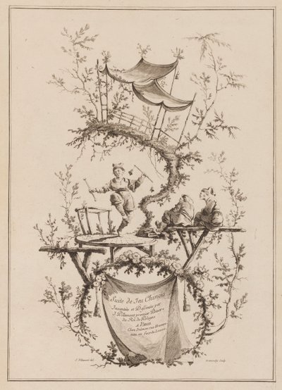 Başlık Sayfası, "Çin Oyunu Devam Filmi" by Jean Baptiste Pillement