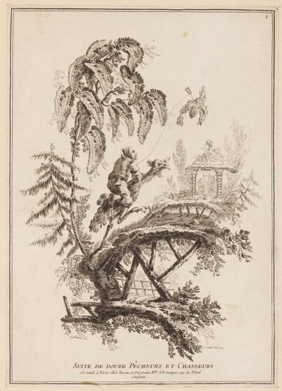 Başlık Sayfası, "On İki Balıkçı ve Avcı Süiti" by Jean Baptiste Pillement