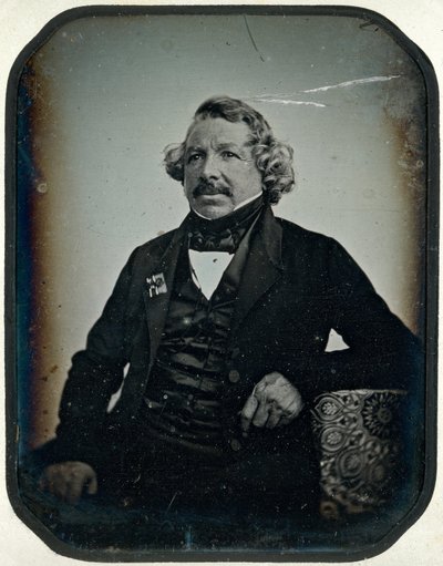 Louis Jacques Mande Daguerre by Jean Baptiste Sabatier-Blot