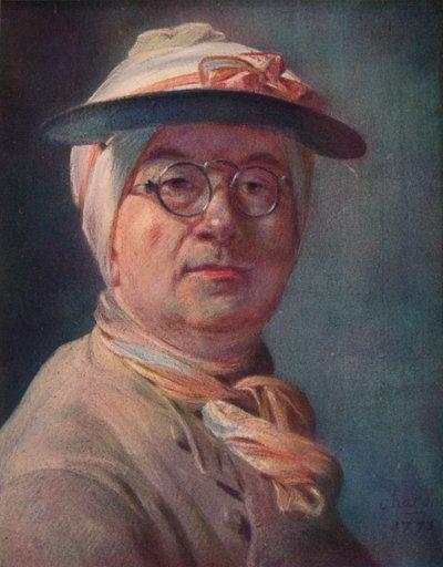 Gözlüklü Otoportre, 1775 by Jean Baptiste Simeon Chardin