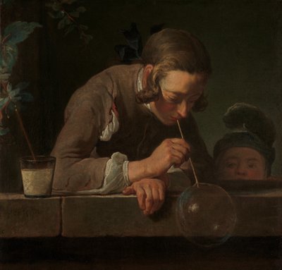 Sabun Köpüğü, ca. 1733-34. by Jean Baptiste Simeon Chardin