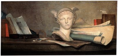 Sanat Nitelikleri ile Natürmort, 18. yüzyıl. by Jean Baptiste Simeon Chardin
