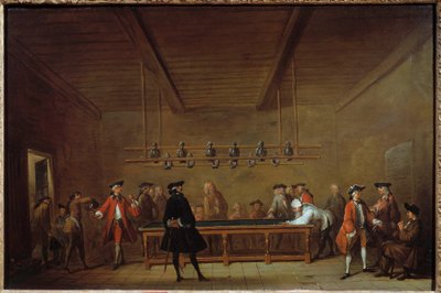 Havuz Partisi Tablosu Jean Baptiste Simeon Chardin (1699-1779) 1725 Güneş. 0,55x0,83 m Paris, Musee Carnavalet by Jean Baptiste Simeon Chardin