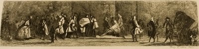 Cerrah-Berber İşareti, Jules de Goncourt tarafından kazınmış by Jean Baptiste Simeon Chardin