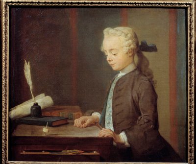 Toton Çocuk. Auguste Gabriel Godefroy (1728-1813) Toton oynayan bir çocuk, bir tür top gibi döndürülmüş dört yüze sahip. Jean Baptiste Simeon Chardin