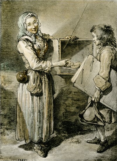 gözetleme kutusu by Jean Baptiste Simeon Chardin