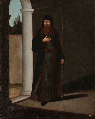 Yunan Rahip by Jean Baptiste Vanmour (workshop of)