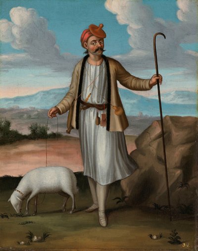 Arnavut çoban by Jean Baptiste Vanmour (workshop of)