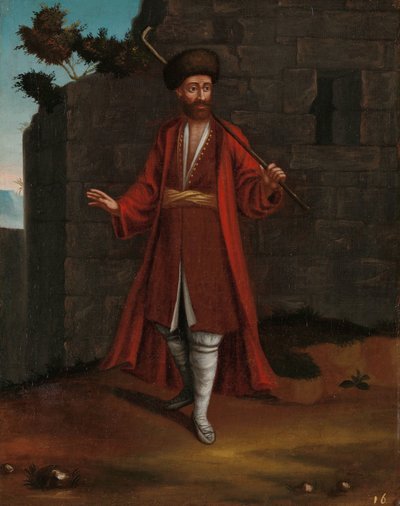Bulgar sahilinden adam by Jean Baptiste Vanmour (workshop of)
