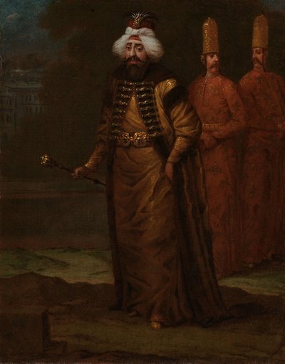 Sultan III. Ahmed, c.1727-30 by Jean Baptiste Vanmour