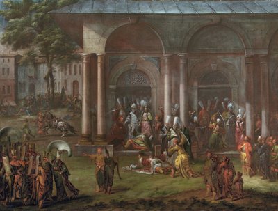 Patrona Halil'in İnfazı by Jean Baptiste Vanmour