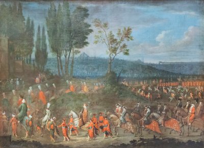 Büyükelçilik alayı by Jean Baptiste Vanmour