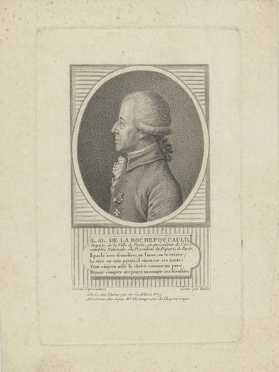 Louis-Alexandre de La Rochefoucauld, Enville Dükü 1743-1792, 1790