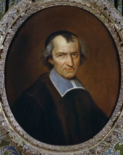 Fransız Jansenist ilahiyatçı Antoine Arnauld'un Portresi (1612-1694), Jean Baptiste de Champaigne'nin (1631-1681) tablosu by Jean Baptiste de Champaigne