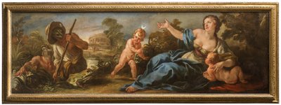 Latona ve Likyalı balıkçılar, c.1715-16 (tuval üzerine yağlı boya) by Jean Baptiste van Loo