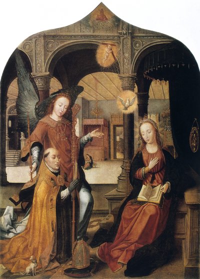 Müjde, 1516-1517 by Jean the Elder Bellegambe