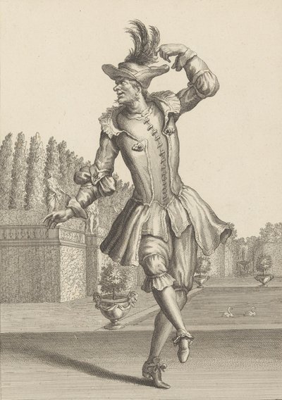 Du Moulin, Köylü Kıyafetinde Operada Dans Eder,.n.d. by Jean Berain