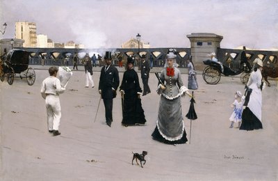 Avrupa Köprüsü, 1875 dolayları by Jean Beraud