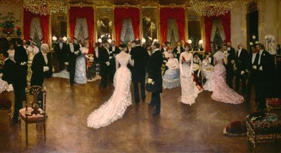 Top, Jean Beraud tarafından boyama by Jean Beraud