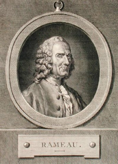 Benoist tarafından oyulmuş Jean Philippe Rameau (1683-1764) portresi (gravür) by Jean Bernard (after) Restout