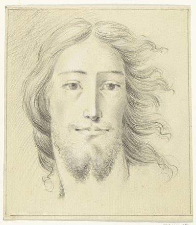 Bir adamın başı (Mesih?) by Jean Bernard