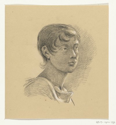 Bir çocuğun başı, sağda by Jean Bernard