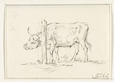 Başı kutuplar arasında duran inek by Jean Bernard