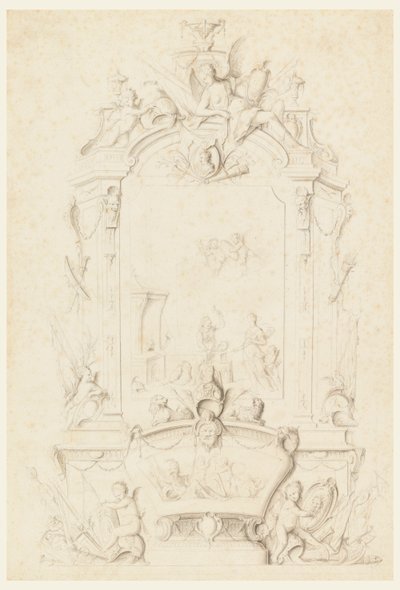 Vulcan Demirhanesinde Venüs, Bir Büfe Paneli Tasarımı by Jean Bernard Honoré Toro