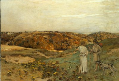Tobias ve Melek, 1878 by Jean Charles Cazin