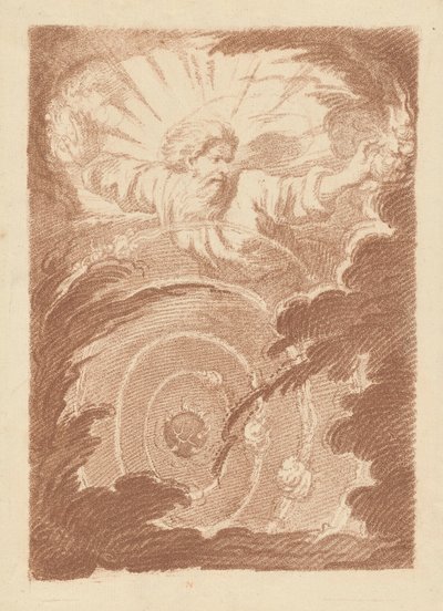 Tanrı Baba Gökleri Yaratıyor by Jean Charles François