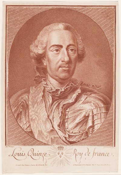 Louis Quinze, Fransa Kralı (Louis XV) by Jean Charles François