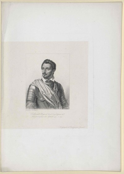 Roger Bellegarde (baskı) by Jean Charles Langlois
