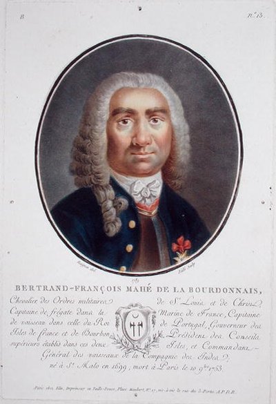 Bertrand-Francois Mahe de la Bourdonnais (1699-1753) 