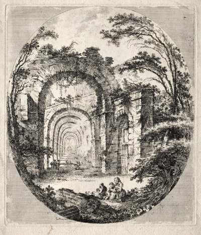 Antik kalıntılar by Jean Claude Richard de Saint Non