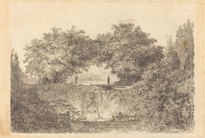 Küçük Park by Jean Claude Richard de Saint Non after Jean Honoré Fragonard